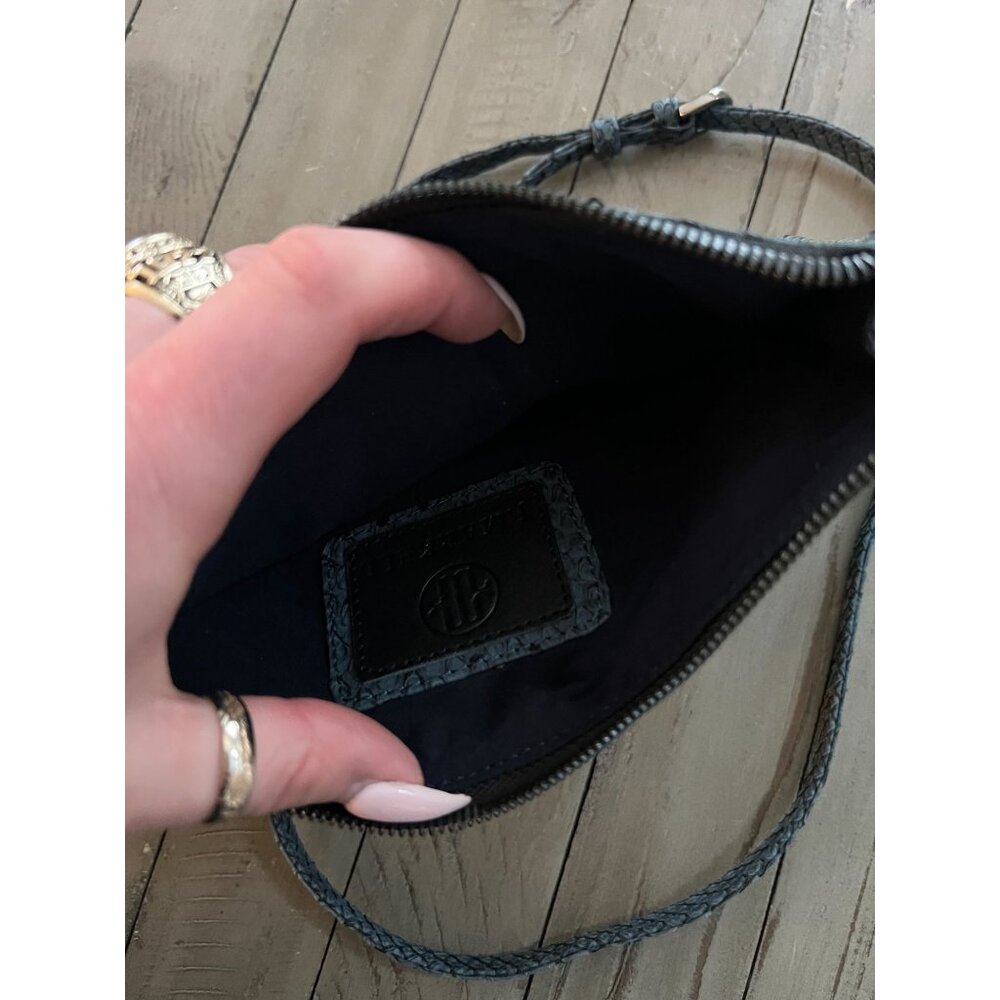 J. Markell Deb Python Snakeskin Convertible Cross… - image 8